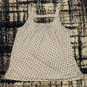 L Loft Floral Tank Top